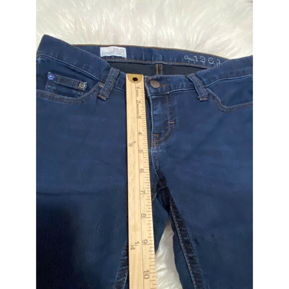 GAP‎ 1969 Womens Jeggings 5 Pockets Belt Loops Stretch Denim Blue Size 25/0 - Picture 7 of 9